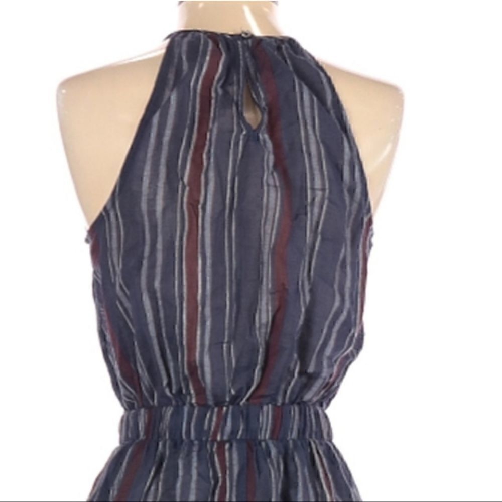 Universal Thread Maxi Dress Halter Striped Beach/Swim - Picture 4 of 8
